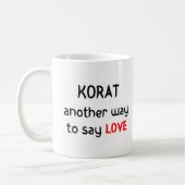 korat liefde koffiemok (Links)