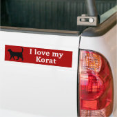 Korat Love Bumpersticker (Op Truck)