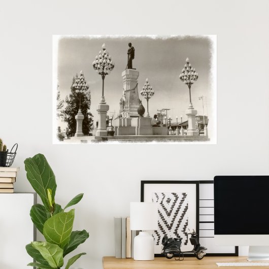 Korat Thailand Monument 1969 Poster (Thuiskantoor)