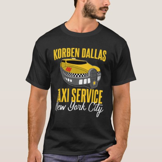 Korben Dallas Taxi Service T-shirt (Voorkant)