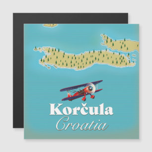 Korčula Kroatië kaart Legpuzzel