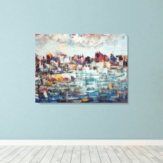 Korcula Town Canvas Afdruk (Insitu (Houten vloer))