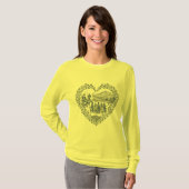 Kordisch erfgoed hartontwerp t-shirt (Voorkant volledig)
