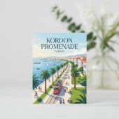 Kordon Promenade Turkije Briefkaart (Staand voorkant)