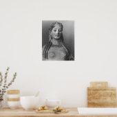 Kore, bekend als Kore, die een peplos draagt Poster (Keuken)