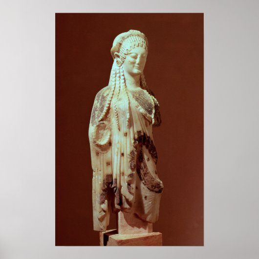 Kore figuur, c.510 BC Poster (Voorkant)