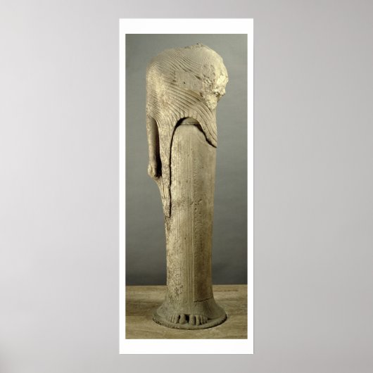 Kore figuur gewijd door Cheramyes, van de Sanct Poster (Voorkant)