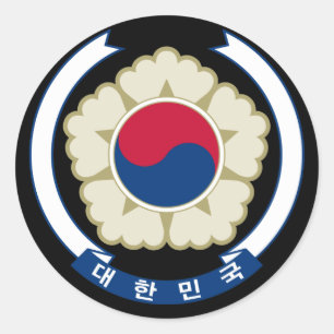 Korea* Afdichting Ronde sticker