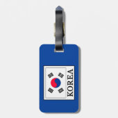 Korea Bagagelabel (Achterkant verticaal)