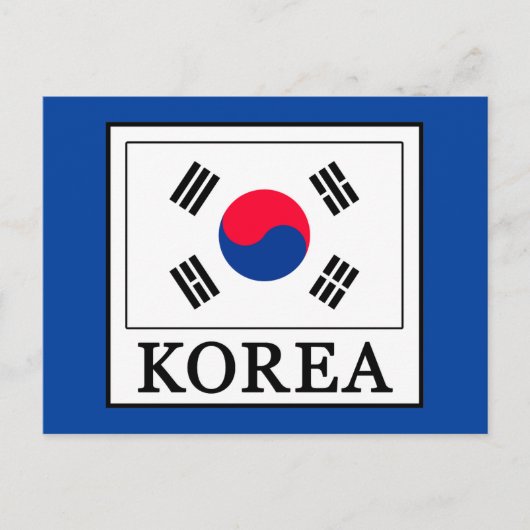 Korea Briefkaart (Voorkant)