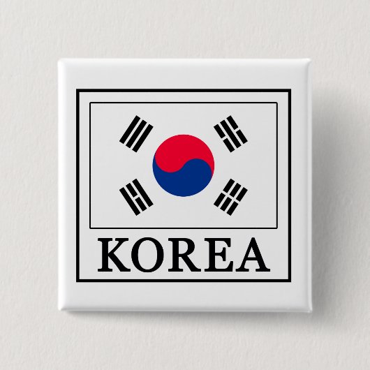 Korea Button (Voorkant)