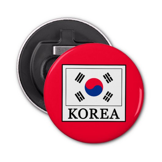 Korea Button Flesopener (Voorkant)
