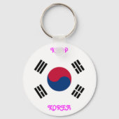 KOREA Button Style Sleutelhanger (Voorkant)