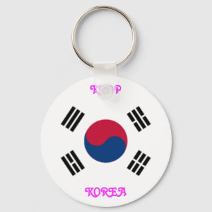 KOREA Button Style Sleutelhanger