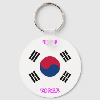 KOREA Button Style Sleutelhanger