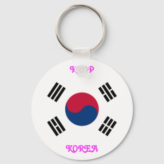 KOREA Button Style Sleutelhanger (Voorkant)