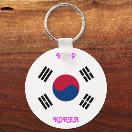 KOREA Button Style Sleutelhanger (Voorkant)