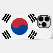 Korea Case-Mate iPhone Case (Achterkant (horizontaal))