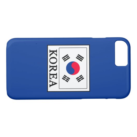 Korea Case-Mate iPhone Case (Achterkant (Horizontaal))