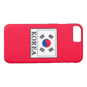 Korea Case-Mate iPhone Case (Achterkant (Horizontaal))