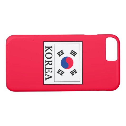 Korea Case-Mate iPhone Case (Achterkant (Horizontaal))