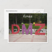 korea dmz briefkaart (Voorkant / Achterkant)
