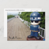 korea dmz - brug briefkaart (Voorkant / Achterkant)