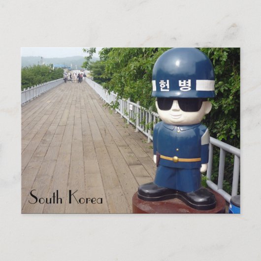 korea dmz - brug briefkaart (Voorkant)