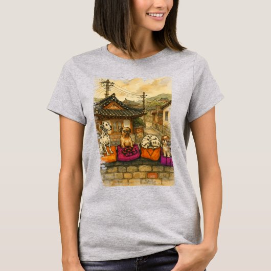 Korea Dogs T-shirt (Voorkant)