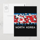 Korea DPR-Football Briefkaart (Voorkant / Achterkant)