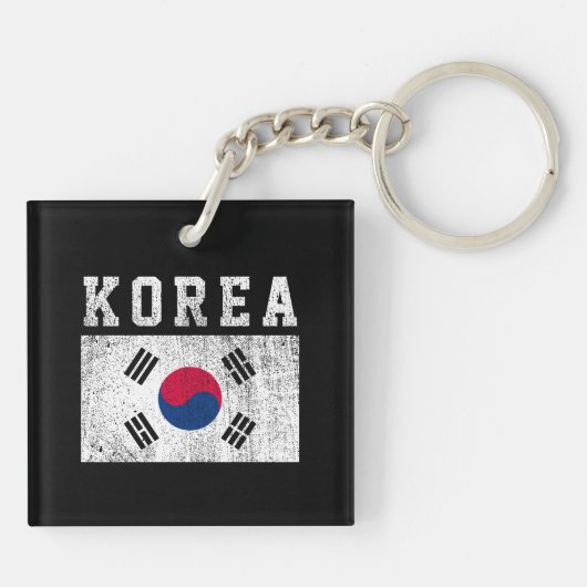 Korea Flag Sleutelhanger (Achterkant)