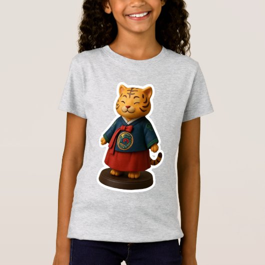 Korea hanbok voor meisjes T-shirts (Voorkant)