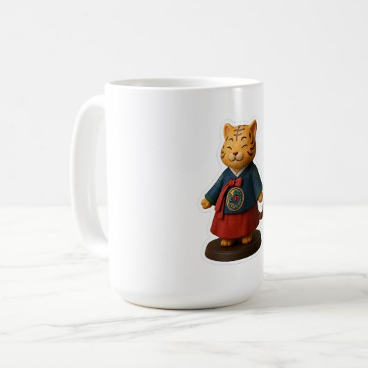 Korea Hart van Hanbok Koffiemok (Voorkant links)