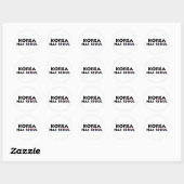 Korea heeft Seoul Ronde Sticker (Vel)