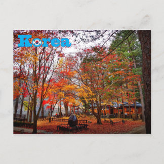 Korea herfst briefkaart