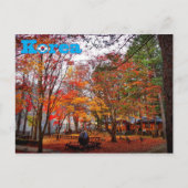 Korea herfst briefkaart (Voorkant)