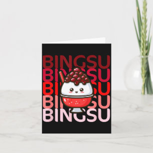 Korea Ijsje Schattig Bingsu Zomer Koreaans Eten Kaart