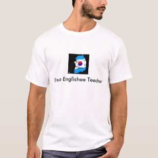 Korea, ik ben een Englishee Teecher T-shirt
