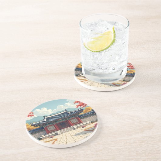 Korea is een voormalig afbeelding Onderzetter (Zijkant)