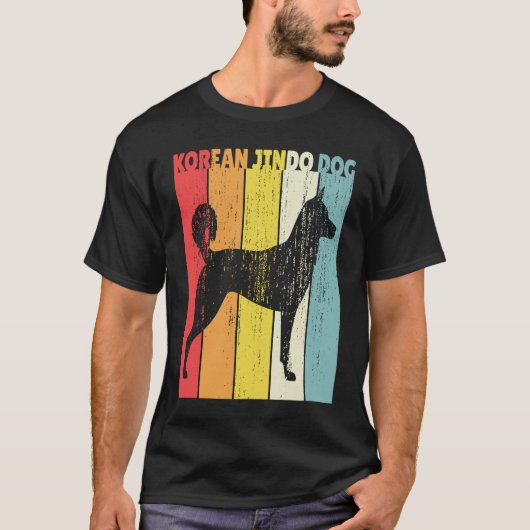 Korea Jindo Dog T-shirt (Voorkant)