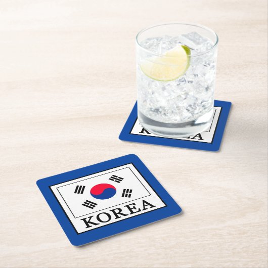 Korea Kartonnen Onderzetters (Insitu)