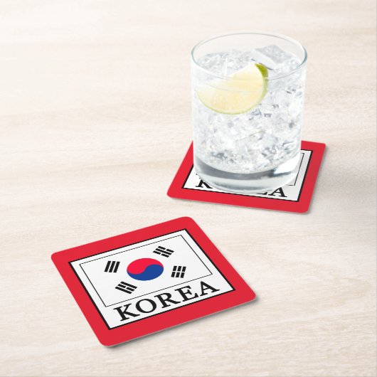 Korea Kartonnen Onderzetters (Insitu)