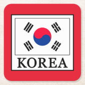 Korea Kartonnen Onderzetters (Voorkant)