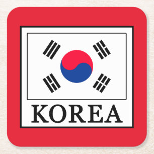 Korea Kartonnen Onderzetters