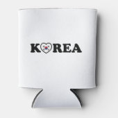 Korea Liefde Hart Vlag Blikjeskoeler (Voorkant)