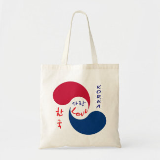 Korea Love Canvas Tas