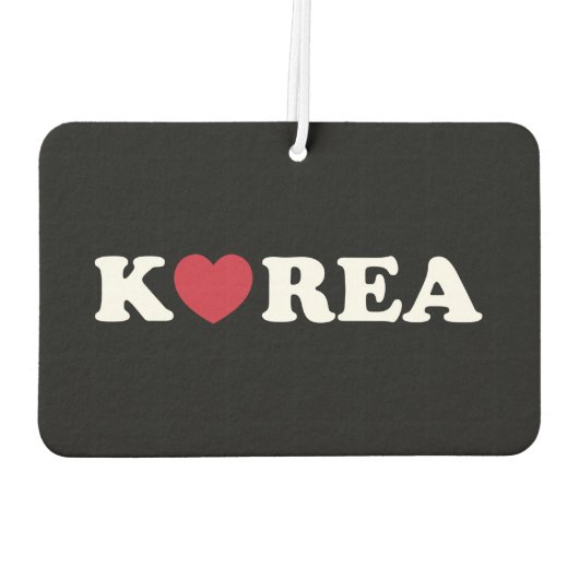 Korea Love Heart Air Freshener Luchtverfrisser (Achterkant)