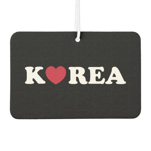 Korea Love Heart Air Freshener Luchtverfrisser (Voorkant)