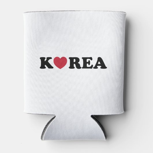 Korea Love Heart Blikjeskoeler (Voorkant)
