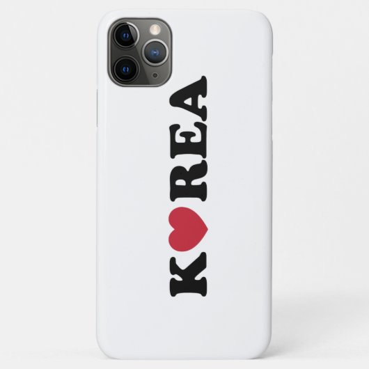 Korea Love Heart Case-Mate iPhone Case (Achterkant)